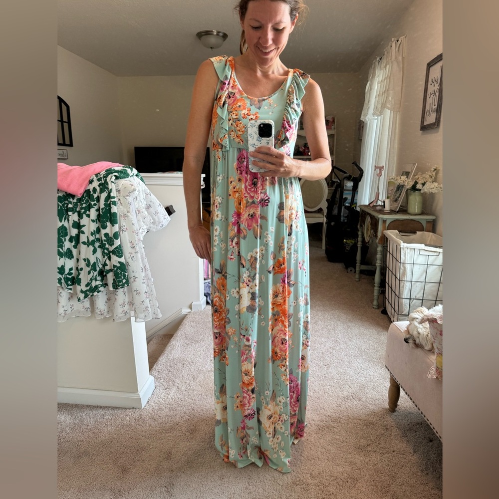 Floral boutique dress